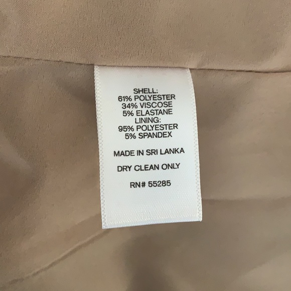 Express Asymmetrical Blazer - Tan 2 - Picture 4 of 6